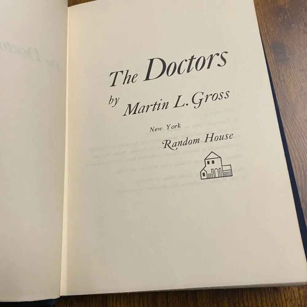 The Doctors by Martin L. Gross HC First Edition Very Good 1966